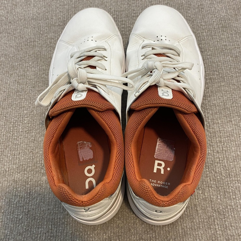 On The Roger Advantage Shoes Mens Size 12.5 White Tennis Sneakers Athletic - Picture 10 of 14